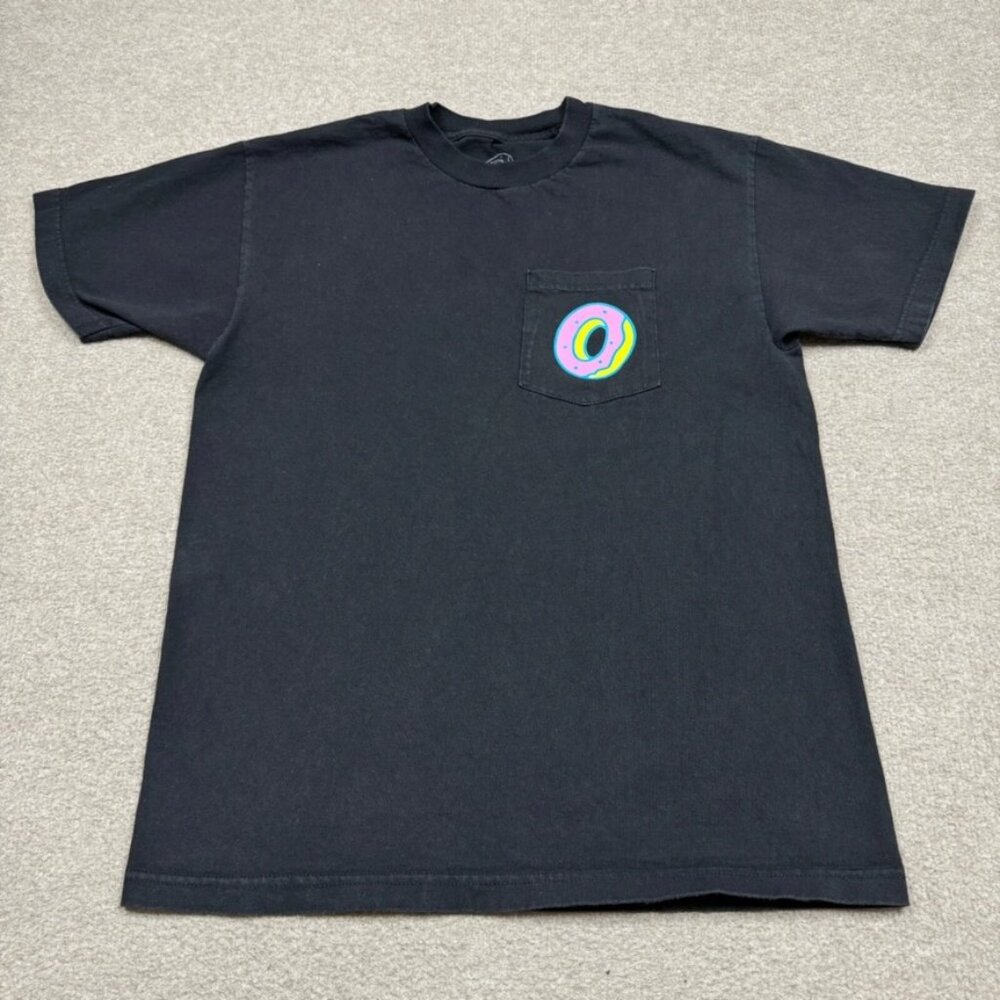 Odd Future Pocket T Shirt Men's Size M Black Short Sleeve Rap Tee